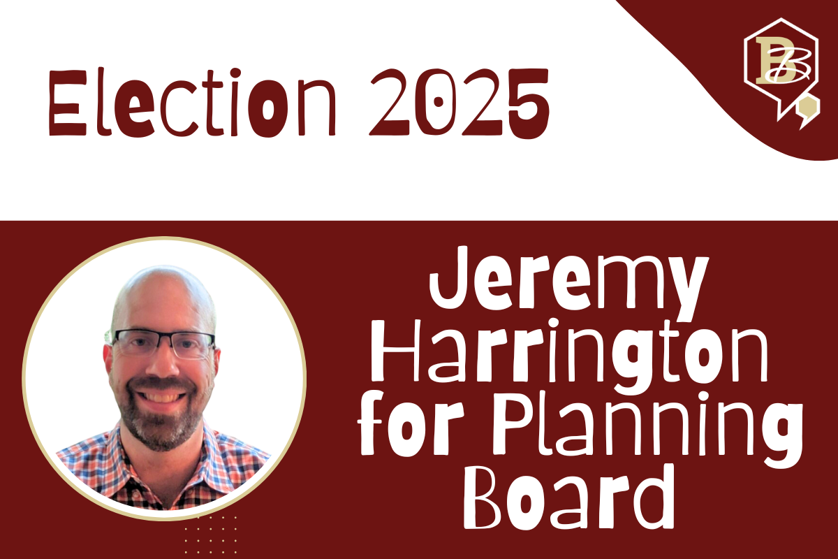 Election 2025 PODCAST: Jeremy Harrington for Planning Board