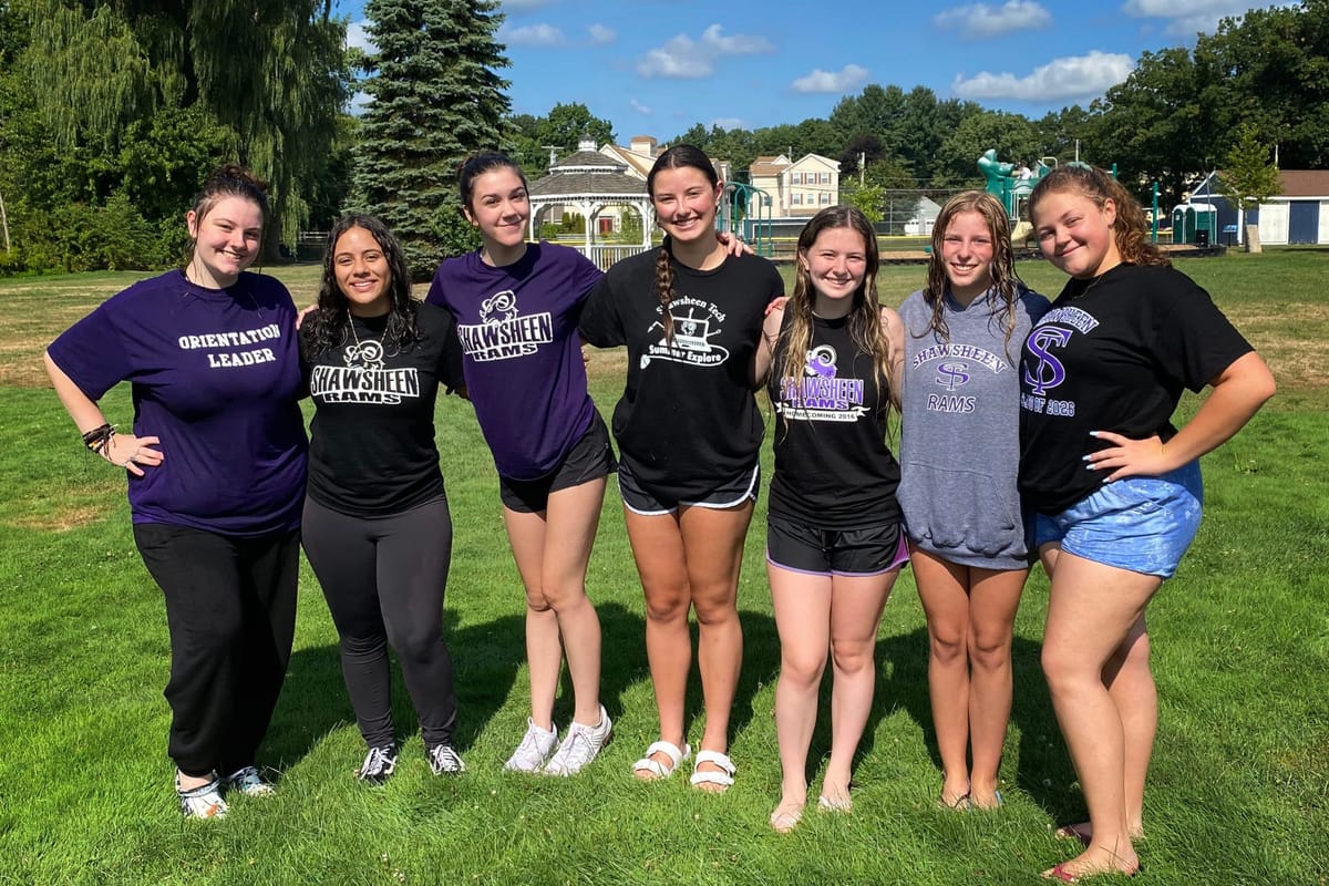 Shawsheen Tech Orientation Leaders Participate in Wilmington Rotary Ice Bucket Challenge