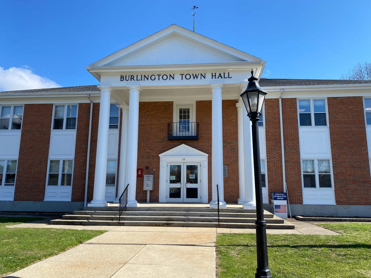 Burlington Town Government Structure: Not Set in Stone