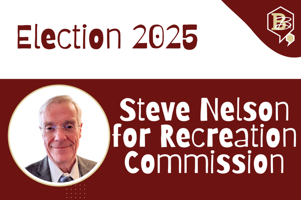 Election 2025: Steve Nelson for Recreation Commission