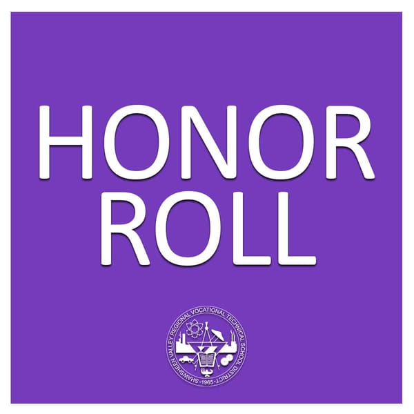 Shawsheen Valley Technical School Announces Quarter 1 Honor Roll