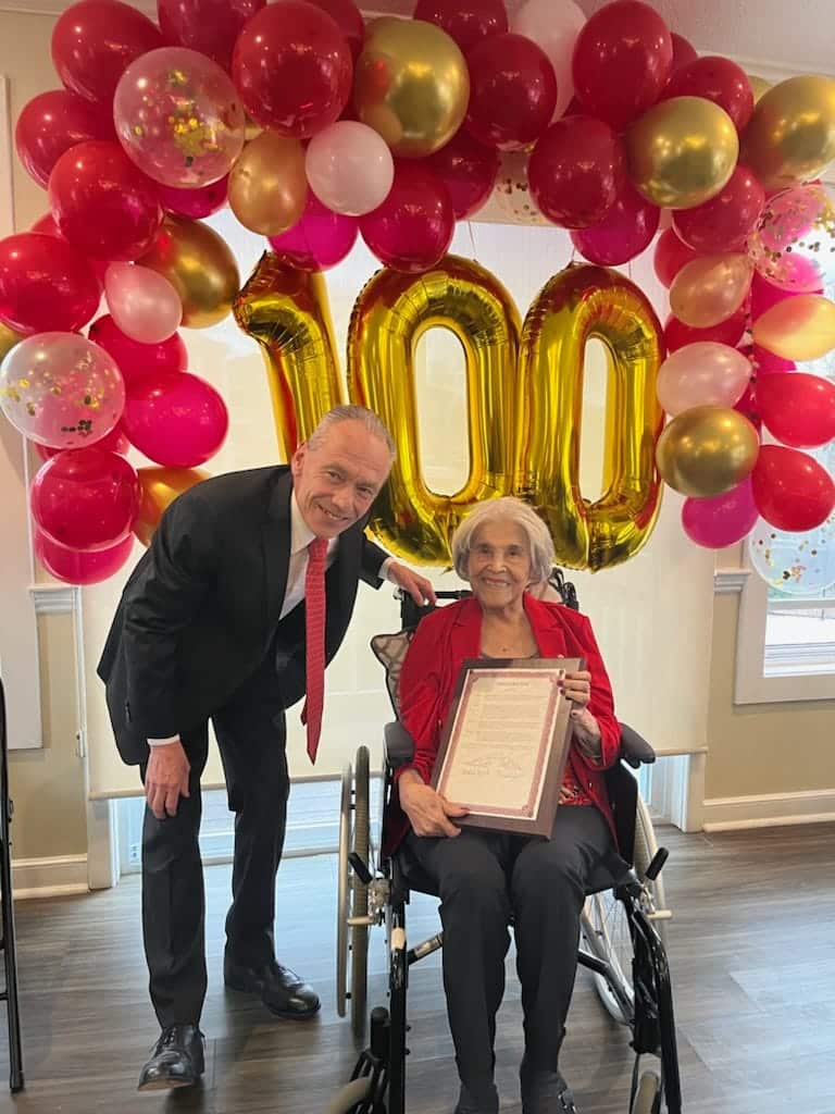 Burlington Resident Celebrates 100th Birthday