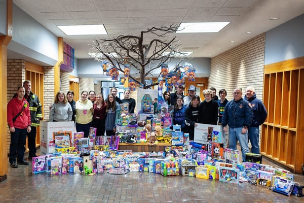 Shawsheen SkillsUSA Achieves Record-Breaking Success with 385 Toys Collected in Annual Toys for Tots Drive