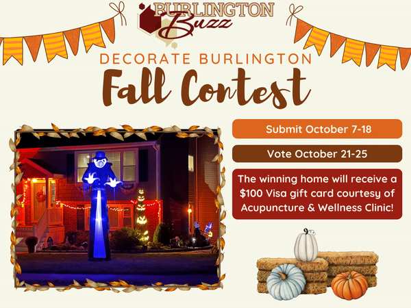 The Burlington Buzz Fall Decorating Contest Could Win You $100