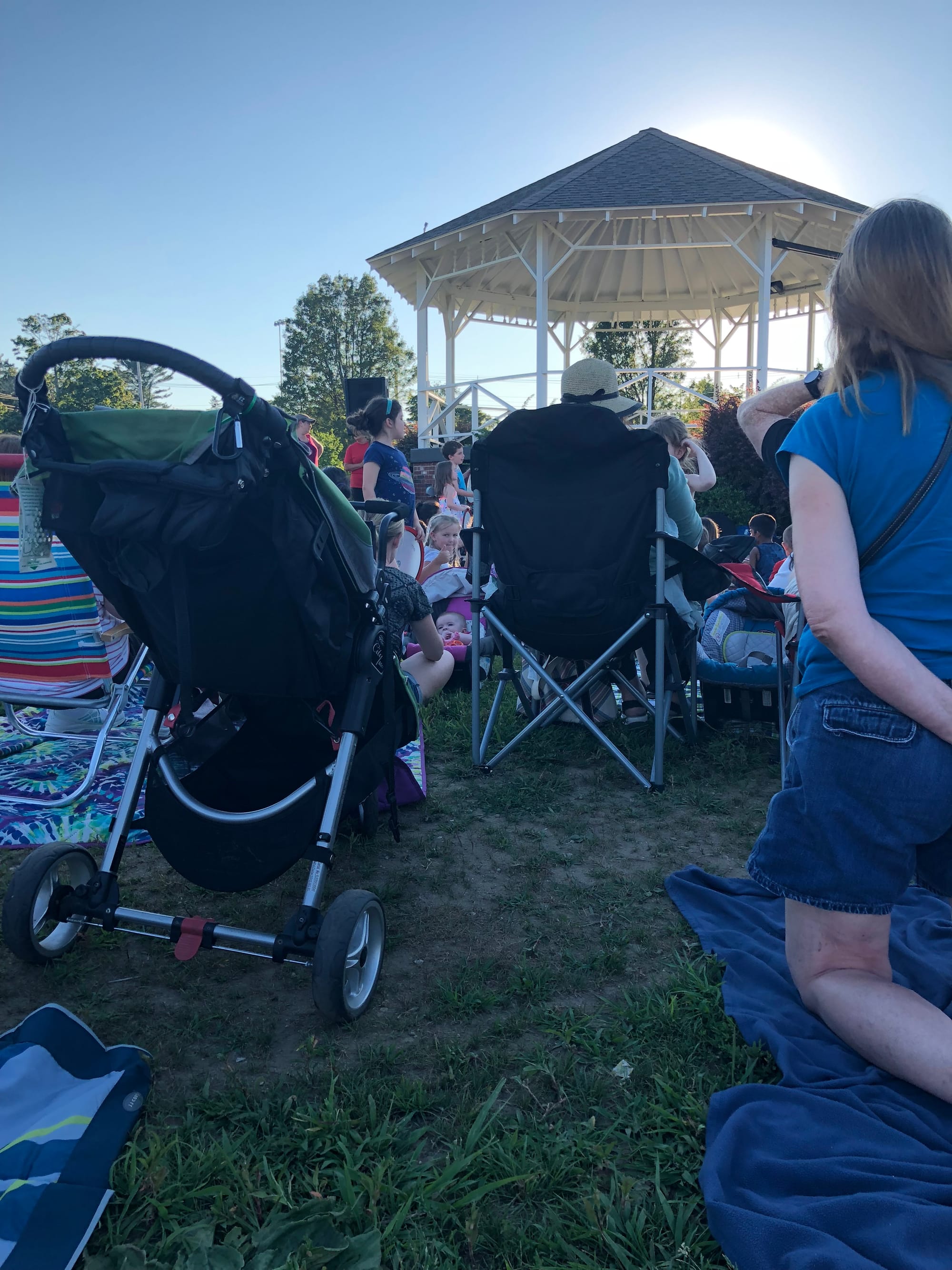 Families attend one of the Free Burlington Summer Shows