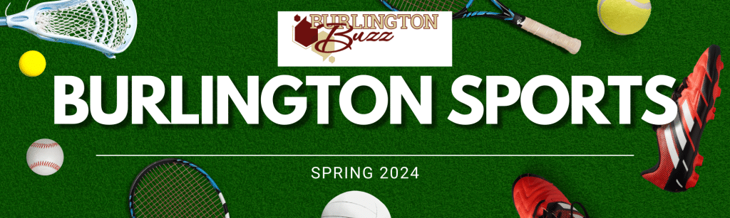 Burlington sports banner for springtime